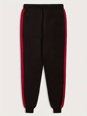 Men's Side Tape Drawstring Sweatpants Casual Jogger Pants