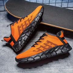 Breathable Flying Woven Running Shoes Lightweight Training Sneakers