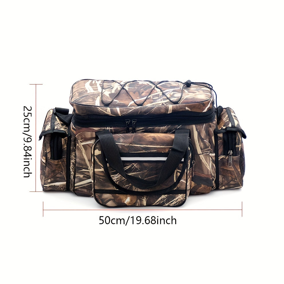 Large Capacity Fishing Bag Shoulder Handheld Storage Tackle Box
