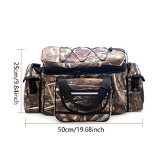 Large Capacity Fishing Bag Shoulder Handheld Storage Tackle Box