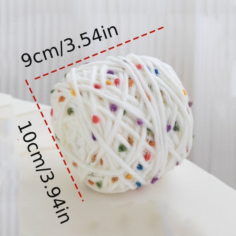 4pcs Rainbow Scarf Yarn Medium Chunky Soft Comfortable Yarn