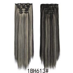 Long Clip In Hair Extensions Straight Wig Tape In Hair Extensions