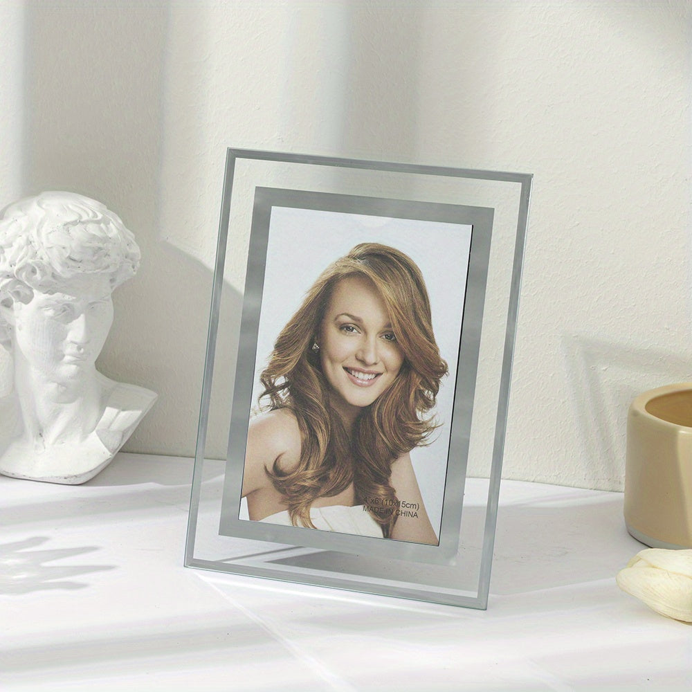 Crystal Glass Photo Frame for Capturing Your Child's Memories