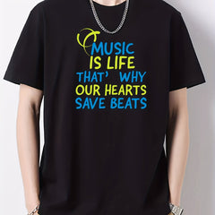 Men's Graphic Cotton Crew Neck Active T shirt
