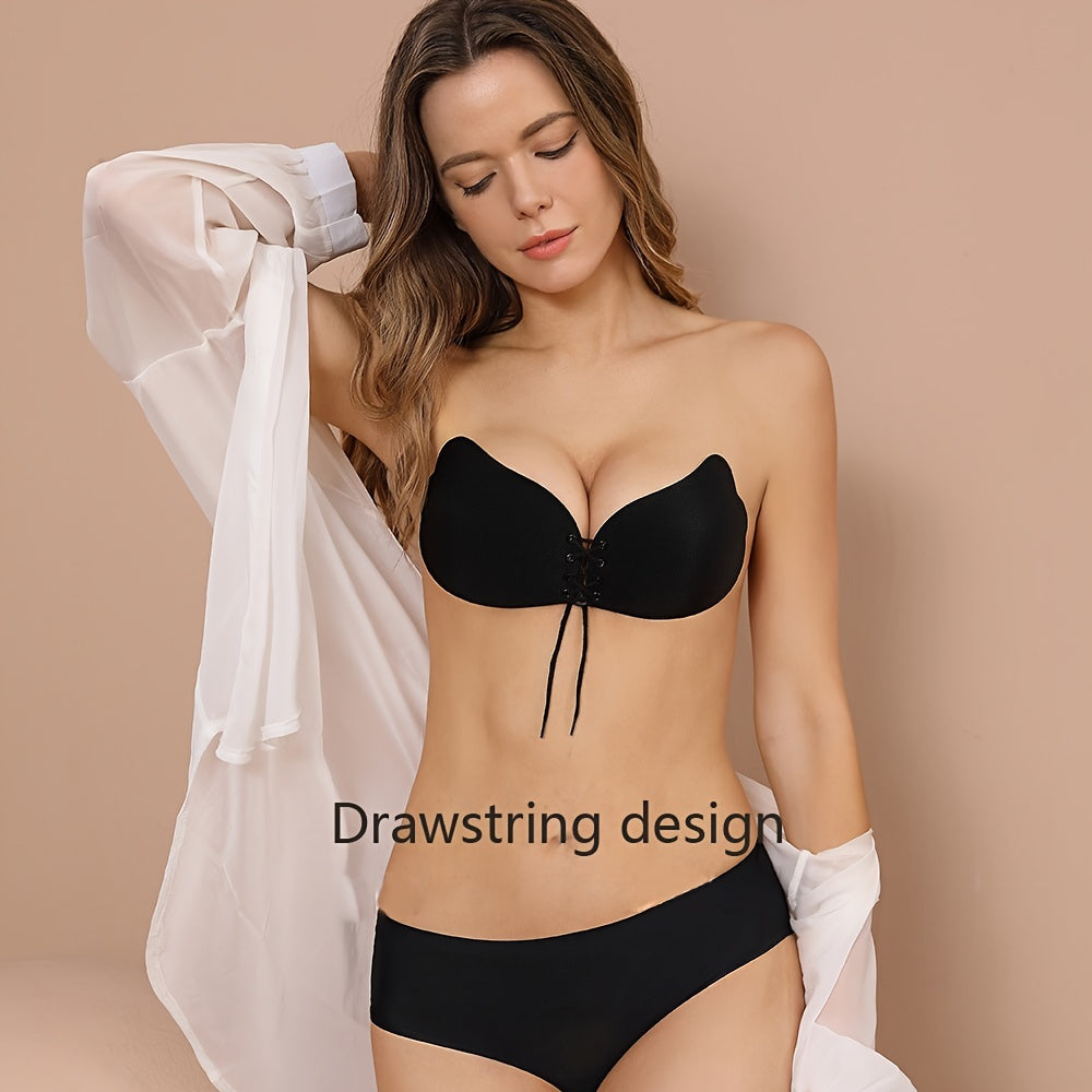 Silicone Invisible Strapless Chest Stickers Self Adhesive Nipple Stickers