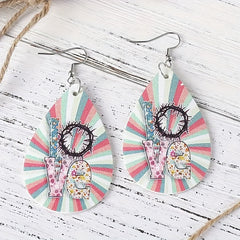 Teardrop Shape Earrings for Christmas Holiday Birthday