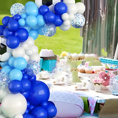 Football Balloon Arch Set & Light Wreath Set - 103pcs Football Party Decor