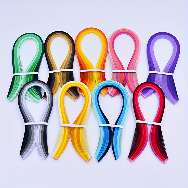 45 Colors 900 Strips Paper Quilling Set 3mm DIY Art & Craft Strips