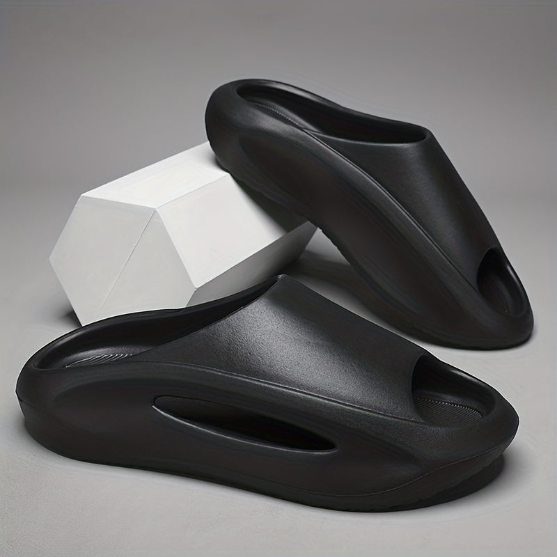 Men's Cloud Slides Casual Open Toe Slippers for Indoor Outdoor