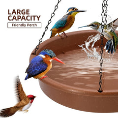 Hanging Bird Bath Feeder Tray Outdoor Waterer