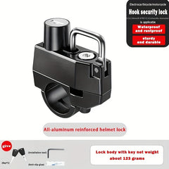 Functional Anti Theft Lock for Motorcycle Helmet