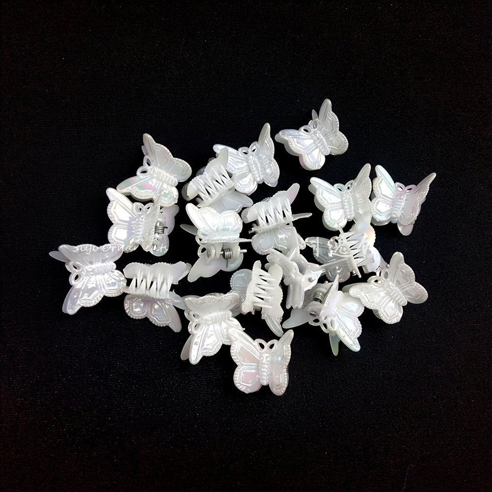 20pcs Baby Girls Butterfly Mini Hair Clips Headwear Hair Accessories