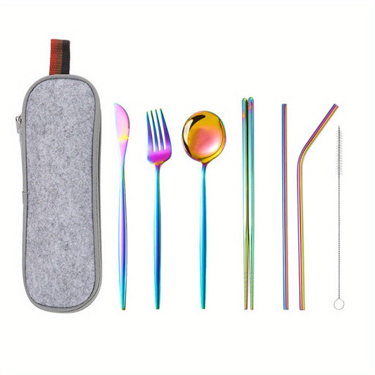 Stainless Steel Cutlery Set for Travel Camping