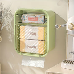 Wall Mounted Tissue Box with Waterproof Protection for Bathroom
