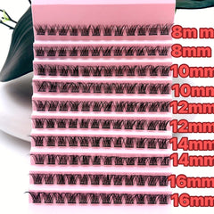 10 Rows D Curling Self Grafting Lashes Cluster