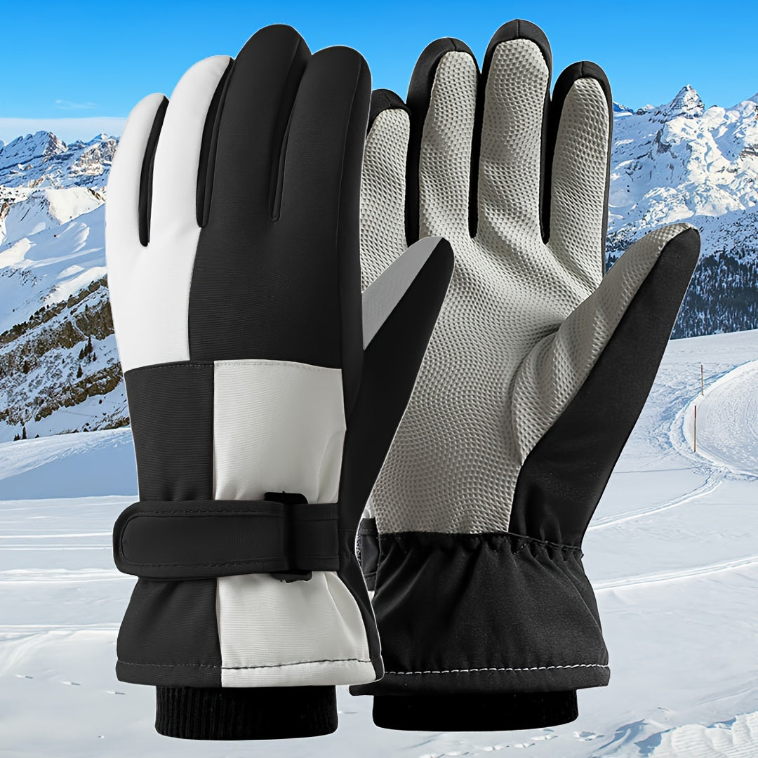 Winter Ski Gloves Waterproof & Windproof Outdoor Riding Mountaineering