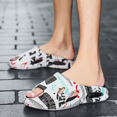 Men Slides Lightweight Non Slip Quick Dry Slippers