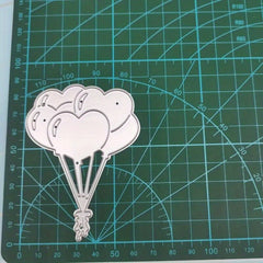 Heart Balloon Metal Cutting Dies Stencil for Scrapbook Embossing Craft DIY Album