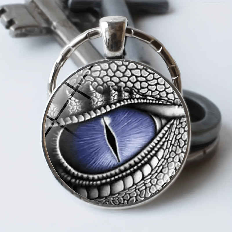 Vintage Lizard Eye Keychain For Boys Bag Wallet