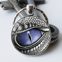 Vintage Lizard Eye Keychain For Boys Bag Wallet