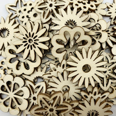 20pcs DIY Mini Wooden Crafts Painting Decorating Staining