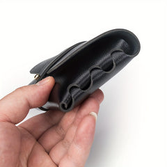 Men's PVC Leather Glasses Case Soft Bag for Outgoing