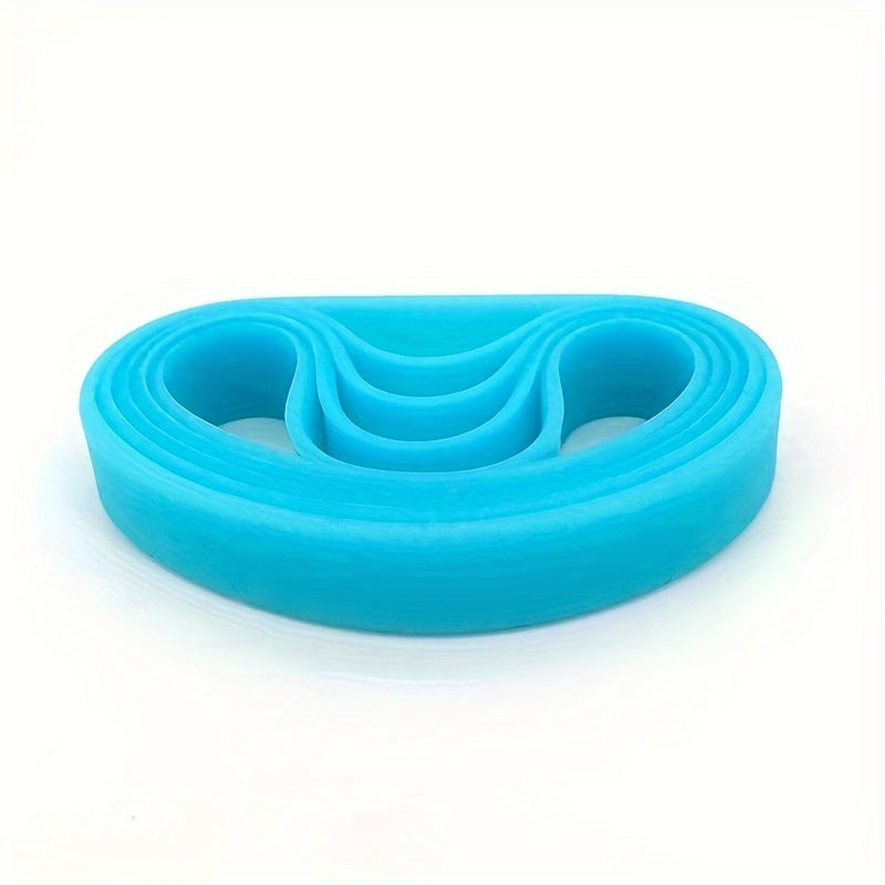 5pcs Silicone Strap Luminous Bracelet Solid Wrist Team Bracelet