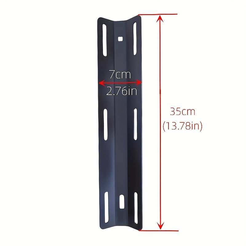 Red Oxygen Cylinder Mounting Plate for Scuba Diving