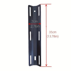 Red Oxygen Cylinder Mounting Plate for Scuba Diving