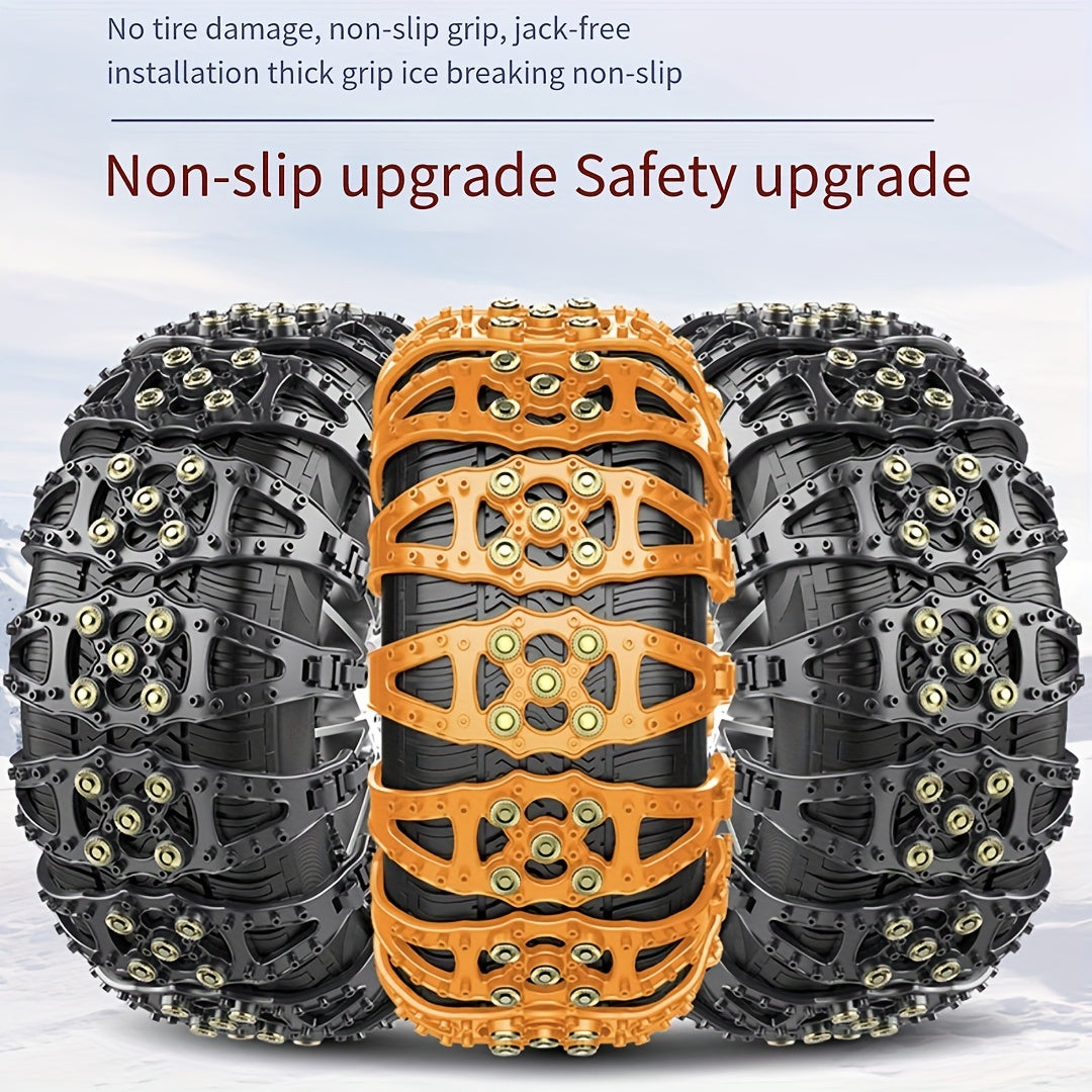 Car Anti-skid Chain for Snow Tires - Easy Installation & Durable
