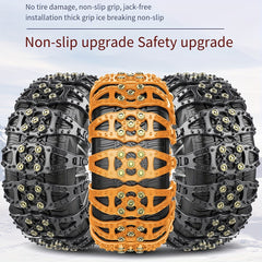 Car Anti-skid Chain for Snow Tires - Easy Installation & Durable