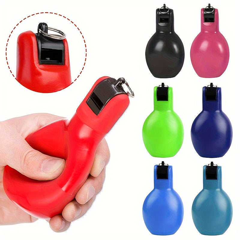 1pc Hand Squeeze Whistle For Coaches Referees Survival