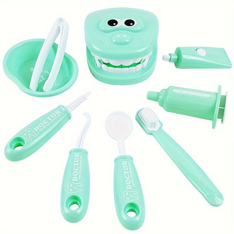 Kid's Dental Examination Playhouse Toy - Role Playing Tooth Doctor Set