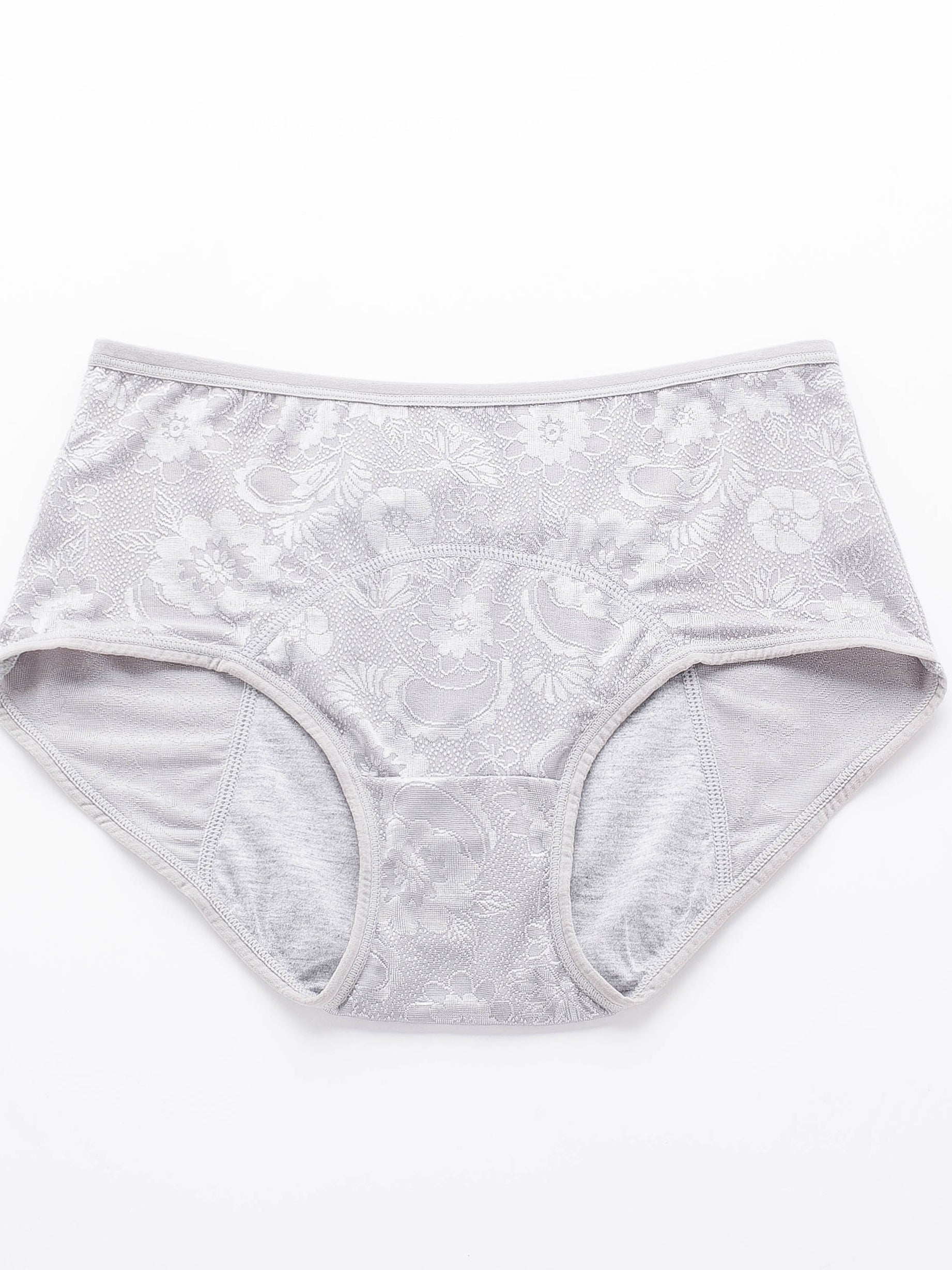 3 Pack Women's Plus Floral Print Period Briefs