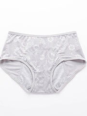 3 Pack Women's Plus Floral Print Period Briefs