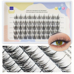 Natural Soft False Eyelashes Spiked Curling Extensions C Curling