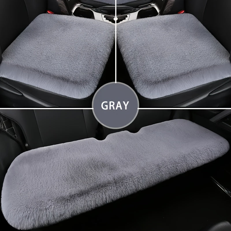 Winter Warm Car Seat Cushion Cover Thickened Plush - Breathable