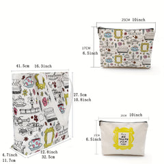 Funny TV Show Travel Bag Toiletry Makeup Women Pouch