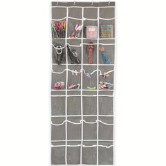 Over The Door Shoe Storage Rack with 24 Pockets Organizer