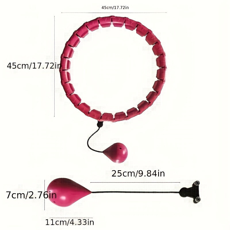 Adjustable Fitness Hoop for Women & Men Outdoor Yoga Pilates Training