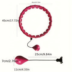 Adjustable Fitness Hoop for Women & Men Outdoor Yoga Pilates Training