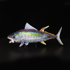 BLUESLEMON Tuna Plush Toy Realistic Ocean Themed Stuffed Animal