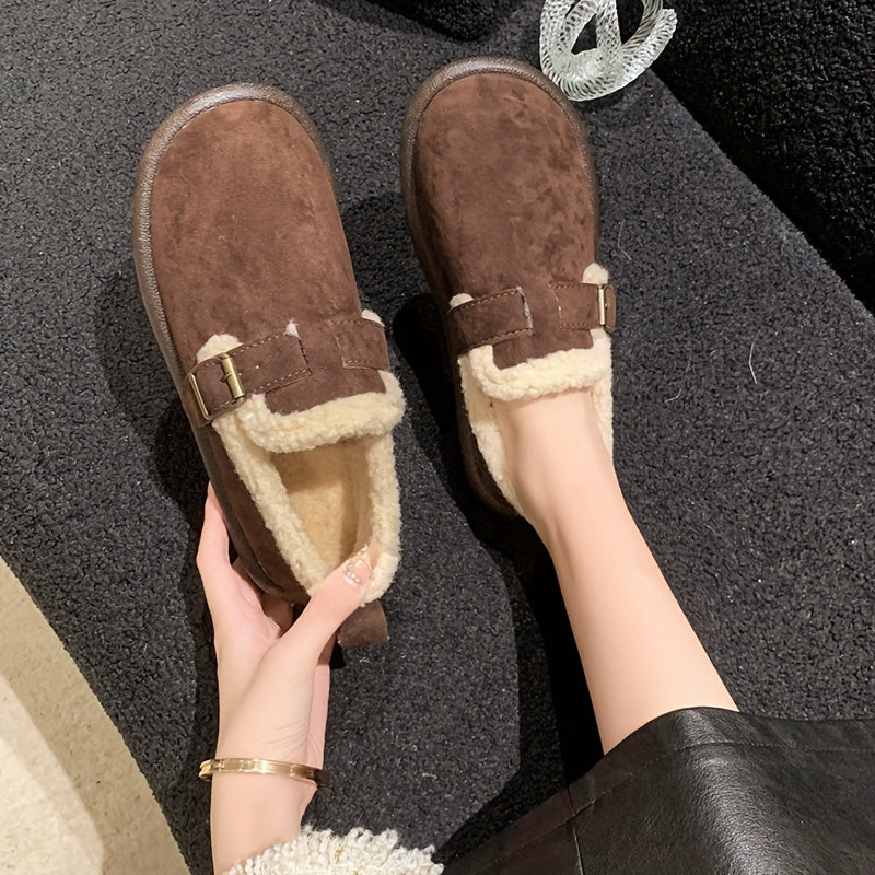Winter Plush Lined Snow Boots Thermal Warm Snow Shoes