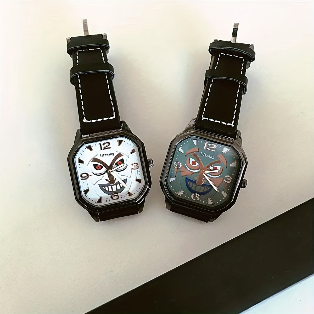 Creative Clown Series Square Wrist Watch
