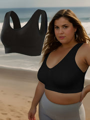Seamless Sports Bra Medium Stretch Yoga Running Bra
