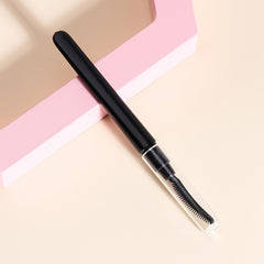 Portable Eyelash Comb with Dust Cover for Makeup Application
