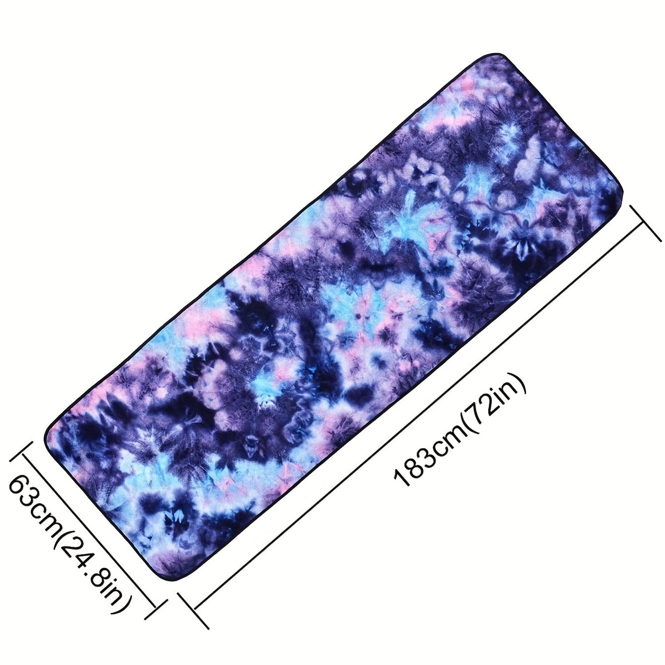 Colorful Non Slip Exercise Fitness Yoga Mat