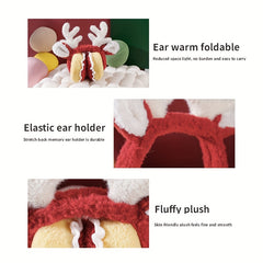 Winter Warm Deer Earmuffs for Snow Days