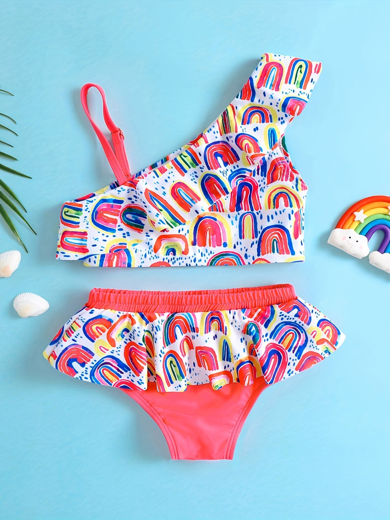 2pcs Strawberry Bikini Girls Beach Swimwear Summer Bathing Suits
