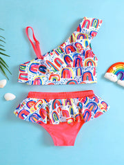 2pcs Strawberry Bikini Girls Beach Swimwear Summer Bathing Suits